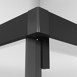 Niagara Душевой уголок Nova 100x100 NG-6835-34BLACK – фотография-8